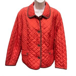 Croft & Barrow | XL Orange Fall Quilted Jacket